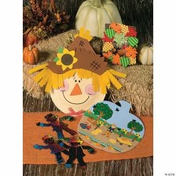 Top 10 👍 Paper Plate Scarecrow Craft Kit - Makes 12 ✔️ -Boredom Busters Shop paper plate scarecrow craft kit makes 1248 4580 a05