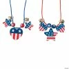 Hot Sale 😍 Patriotic Necklace Craft Kit - Makes 12 🌟 -Boredom Busters Shop patriotic necklace craft kit makes 1248 6823