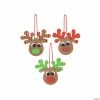 Deals 🤩 Patterned Reindeer Ornament Craft Kit - Makes 12 ✨