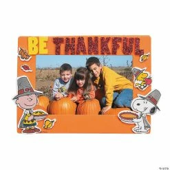 Buy 👍 Peanuts® 👪 Thanksgiving Picture Frame Magnet Craft Kit - Makes 12 🛒