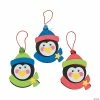 Best Pirce 😍 Penguin 🎁 Christmas Ornament Craft Kit - Makes 12 👏 -Boredom Busters Shop penguin christmas ornament craft kit makes 1248 1142b
