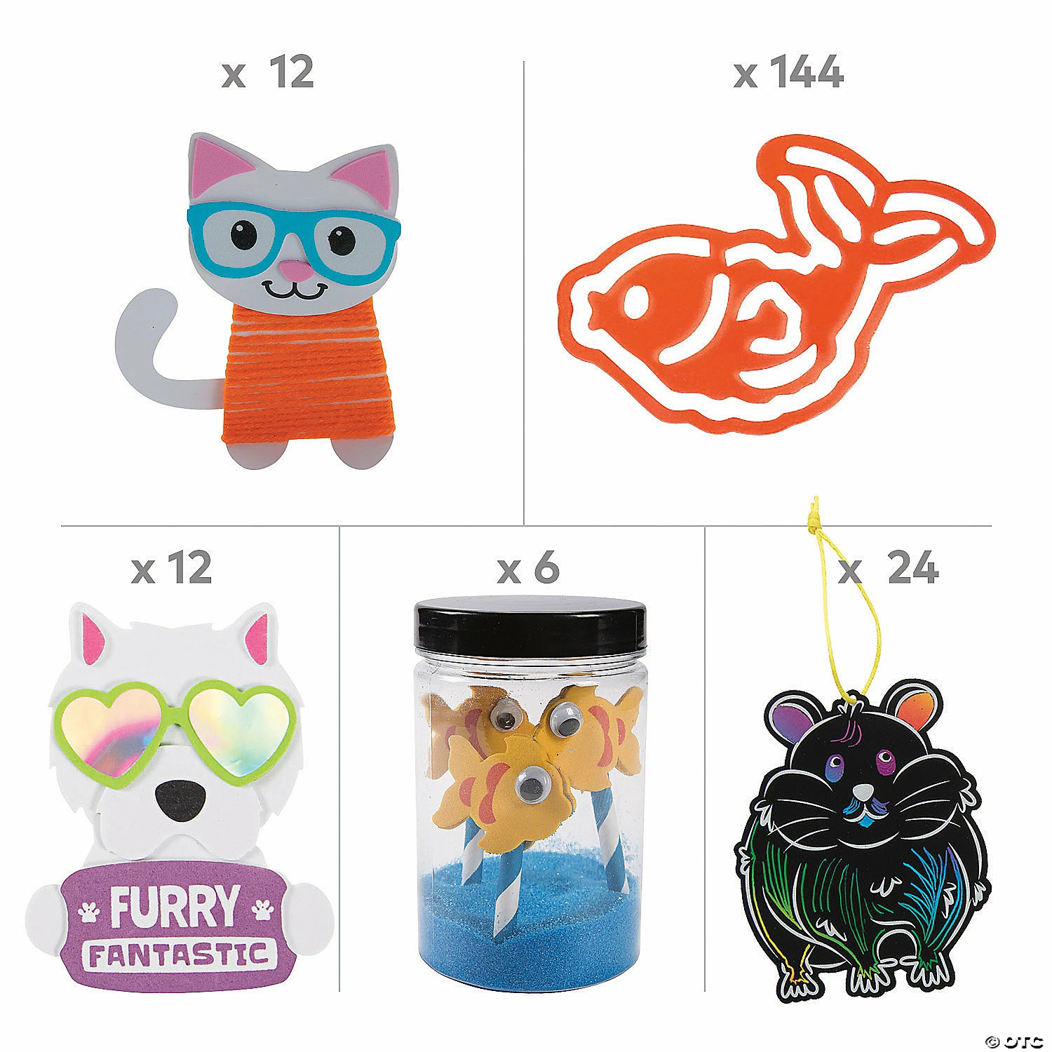 Best Pirce ๐ Pet Lovers Craft Kit Assortment - Makes 54 ๐งจ 4 Best Pirce ๐ Pet Lovers Craft Kit Assortment - Makes 54 ๐งจ - Image 2