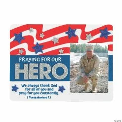 Top 10 🔥 Praying for Our Hero Picture Frame Magnet Craft Kit - Makes 12 😉