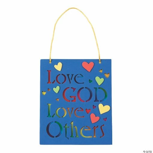 Top 10 ✔️ Printed God’s Love Sign Craft Kit- Makes 12 😉 -Boredom Busters Shop printed god s love sign craft kit makes 1213820393