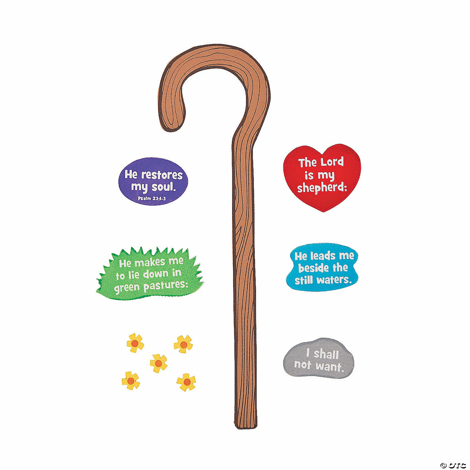 Top 10 ❤️ Psalm 23 Shepherd’s Staff Craft Kit - Makes 12 ⌛ 4 Top 10 ❤️ Psalm 23 Shepherd’s Staff Craft Kit - Makes 12 ⌛ - Image 2