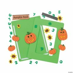 Budget 🤩 Pumpkin Patch Picture Frame Magnet Craft Kit - Makes 12 👏 -Boredom Busters Shop pumpkin patch picture frame magnet craft kit makes 1248 9962 a01
