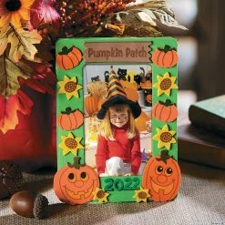 Budget 🤩 Pumpkin Patch Picture Frame Magnet Craft Kit - Makes 12 👏 -Boredom Busters Shop pumpkin patch picture frame magnet craft kit makes 1248 9962 a04 1