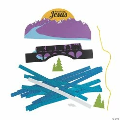 Cheap 👏 Railroad VBS Glitter Sign Craft Kit - Makes 12 🥰 -Boredom Busters Shop railroad vbs glitter sign craft kit makes 1213943363 a01