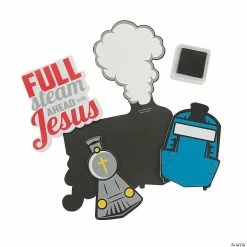 Budget 👍 Railroad VBS Thumbprint Magnet Craft Kit - Makes 12 ✔️ -Boredom Busters Shop railroad vbs thumbprint magnet craft kit makes 1213943377 a01