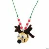 Outlet 😉 Reindeer Bell Necklace Craft Kit - Makes 12 ✨