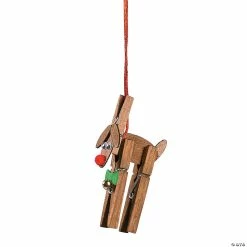 Best reviews of π Reindeer Clothespin π Christmas Ornament Craft Kit - Makes 12 β¨