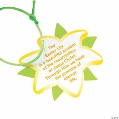 Wholesale 🥰 Religious Easter Lily with Card Craft Kit - Makes 12 🎉 -Boredom Busters Shop religious easter lily with card craft kit makes 1213961909 a02