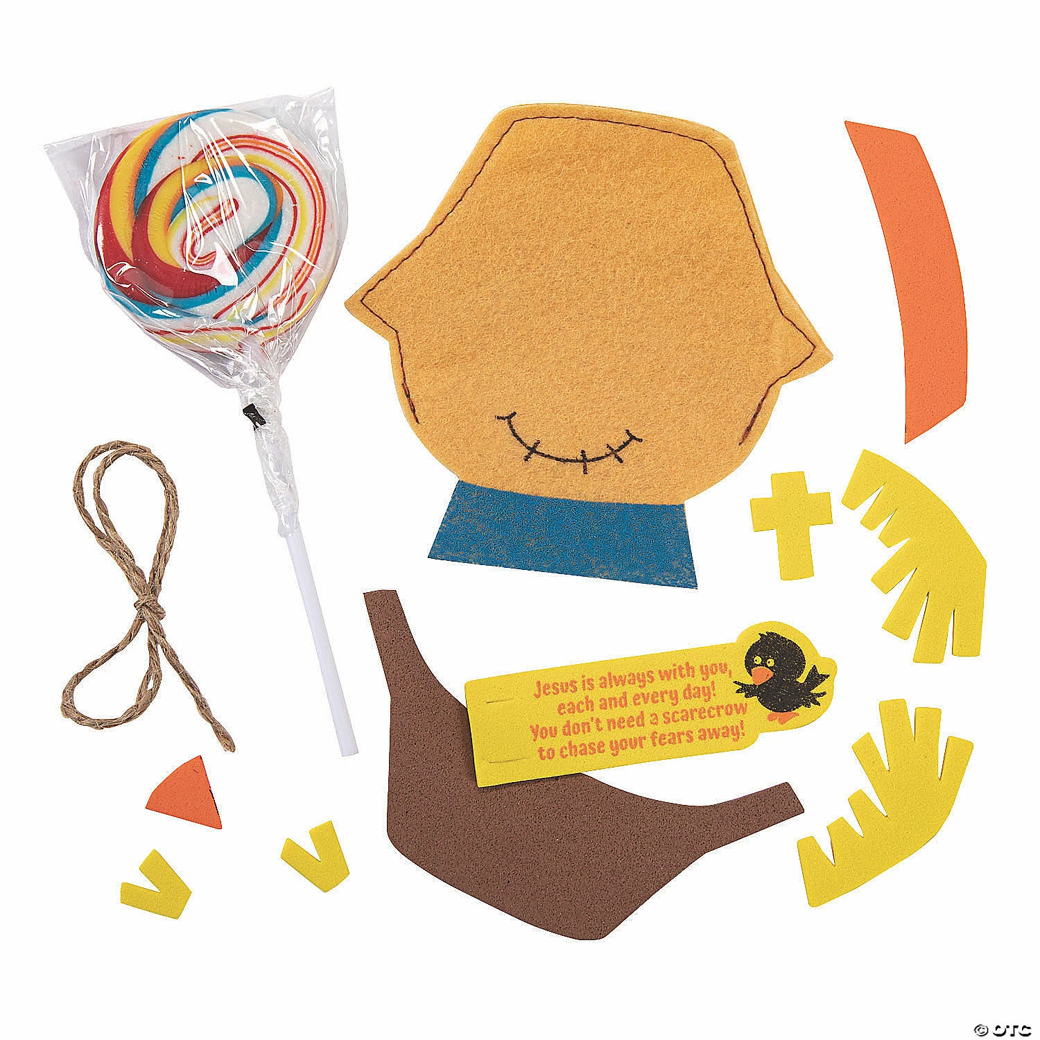 Outlet ๐ Religious Scarecrow Lollipop Craft Kit - Makes 12 ๐ฏ 4 Outlet ๐ Religious Scarecrow Lollipop Craft Kit - Makes 12 ๐ฏ - Image 2