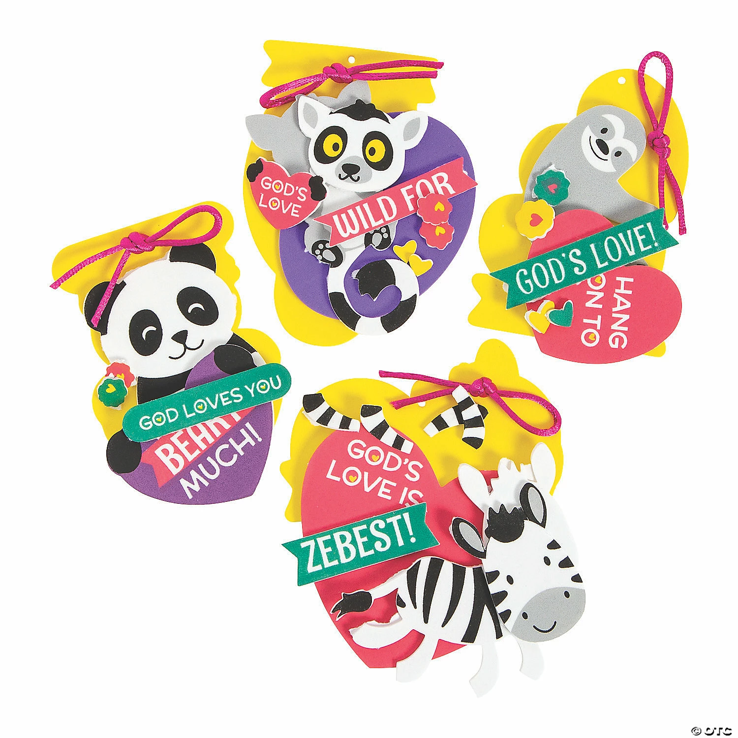 Outlet π Religious Valentine Animal Ornament Craft Kit - Makes 12 𧨠4 Outlet π Religious Valentine Animal Ornament Craft Kit - Makes 12 𧨠- Image 2