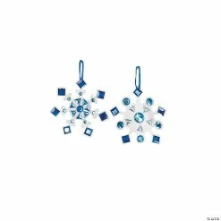 Brand new 🤩 Rhinestone Snowflake 🎁 Christmas Ornament Craft Kit - Makes 12 ❤️