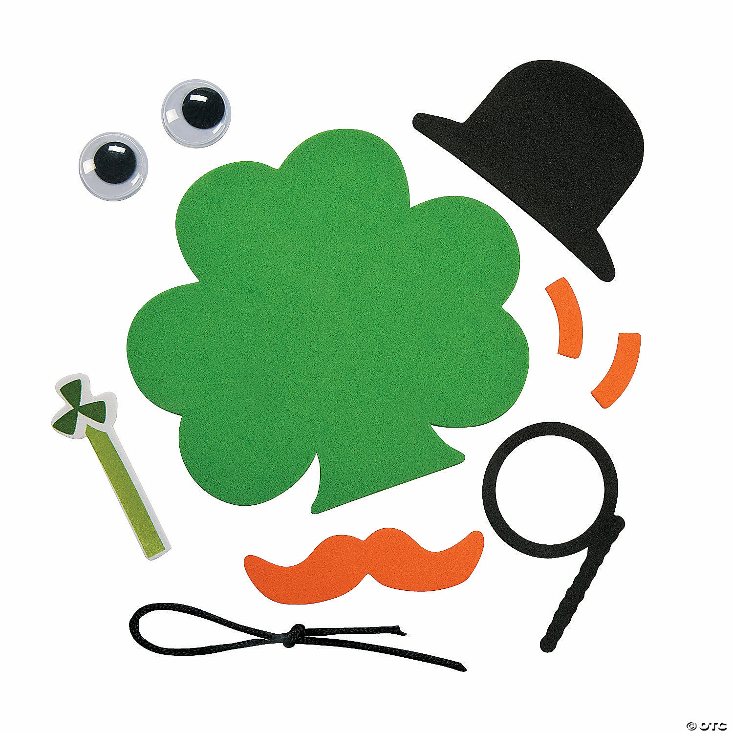 Flash Sale π Shamrock with Mustache Ornament Craft Kit - Makes 12 π₯ 4 Flash Sale π Shamrock with Mustache Ornament Craft Kit - Makes 12 π₯ - Image 2