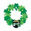 Flash Sale 🌟 Shamrock Wreath Decorating Kit- Makes 12 ✔️ -Boredom Busters Shop shamrock wreath decorating kit makes 1248 141b