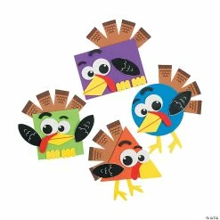 Flash Sale 😍 Shape Turkey Craft Kit - Makes 12 ✔️