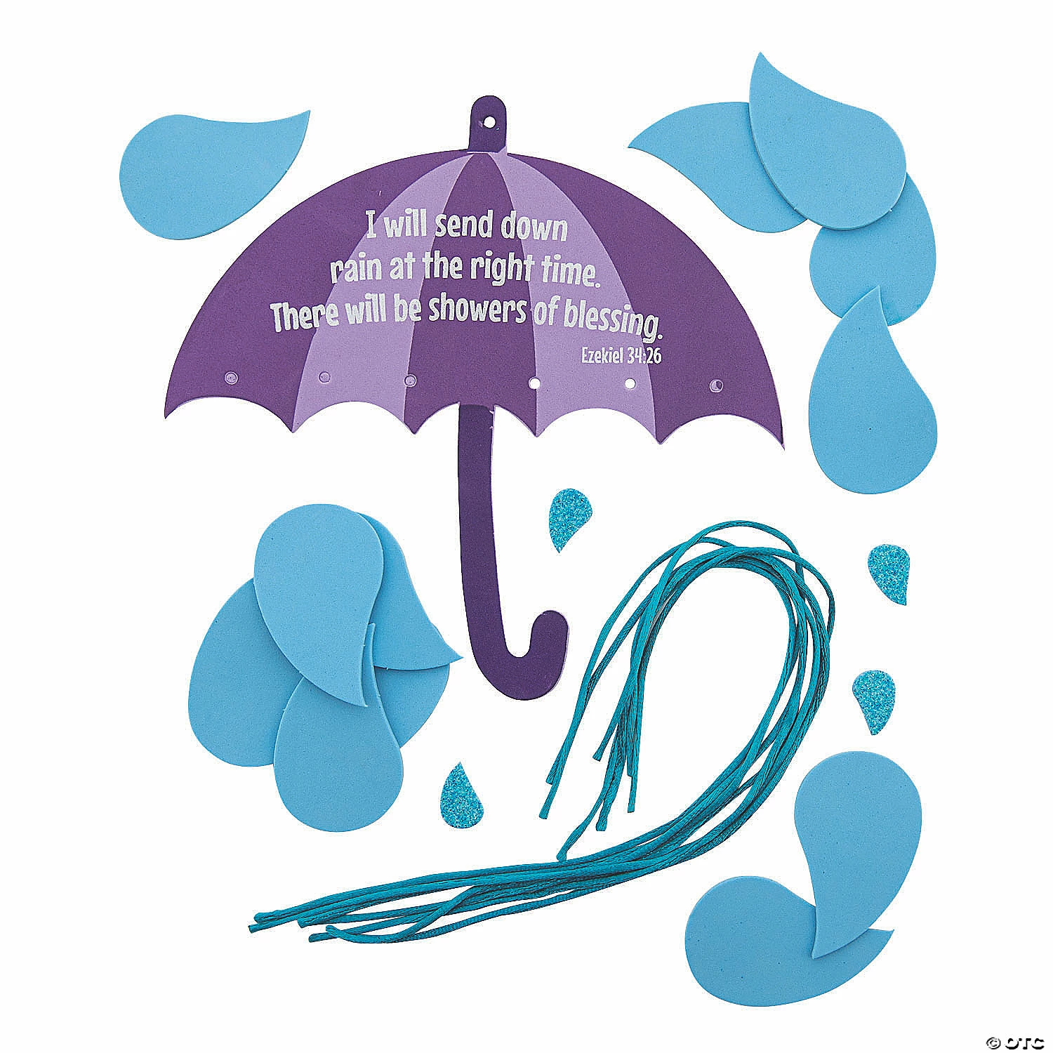 Budget ๐ Showers of Blessing Mobile Craft Kit - Makes 12 ๐ 4 Budget ๐ Showers of Blessing Mobile Craft Kit - Makes 12 ๐ - Image 2