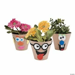 Promo π Silly Face Flowerpot Craft Kit - Makes 12 βοΈ