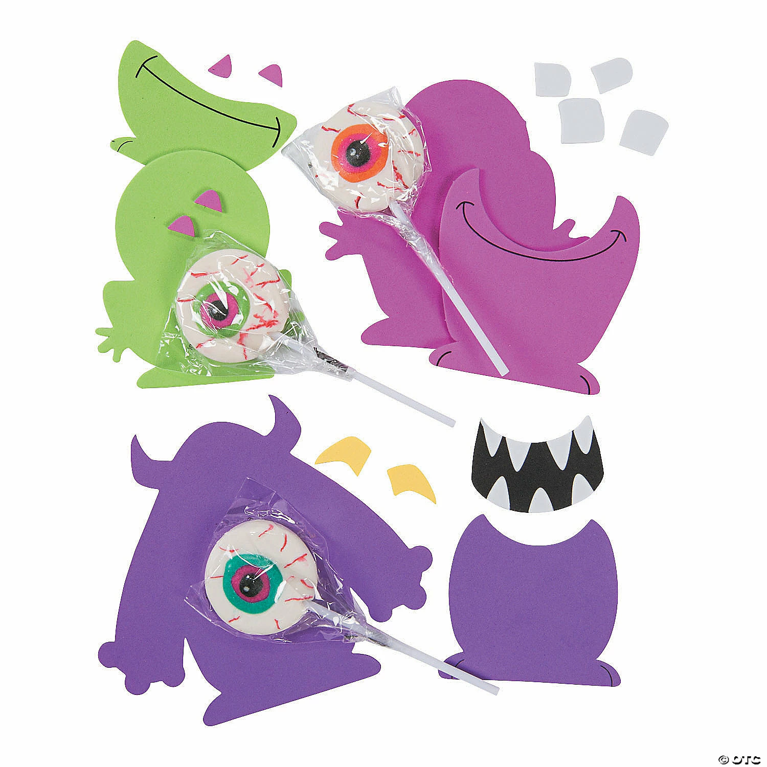 Top 10 ❤️ Silly Monster Lollipop Craft Kit - Makes 12 ✨ 4 Top 10 ❤️ Silly Monster Lollipop Craft Kit - Makes 12 ✨ - Image 2