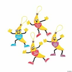 New π Silly Valentine Banana Ornament Craft Kit - Makes 12 π