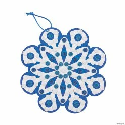 Deals 🤩 Snowflake Glitter Mosaic Craft Kit- Makes 12 👏