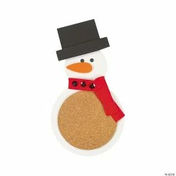 Discount 🔥 Snowman Coaster Craft Kit - Makes 12 😀