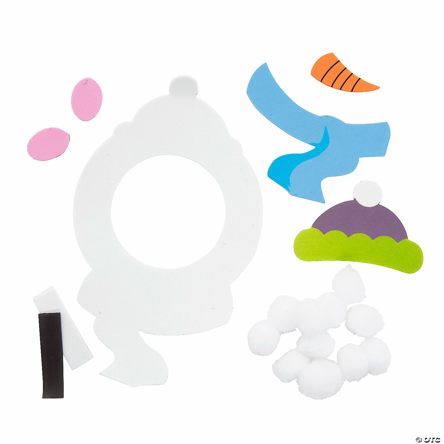 Outlet โญ Snowman Face Picture Frame Magnet Craft Kit - Makes 12 ๐ 4 Outlet โญ Snowman Face Picture Frame Magnet Craft Kit - Makes 12 ๐ - Image 2