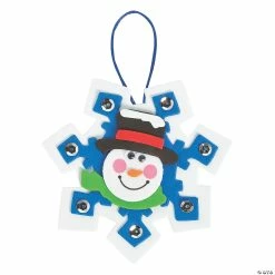 Top 10 💯 Snowman Snowflake ❄ Christmas Ornament Craft Kit - Makes 12 🎉