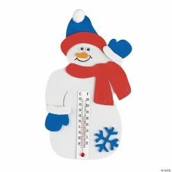 Flash Sale 👍 Snowman Thermometer Craft Kit - Makes 12 👍
