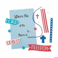 Best Pirce ✔️ Spirit of the Lord Patriotic Sign Craft Kit- Makes 12 🔥 -Boredom Busters Shop spirit of the lord patriotic sign craft kit makes 1213829209 a01
