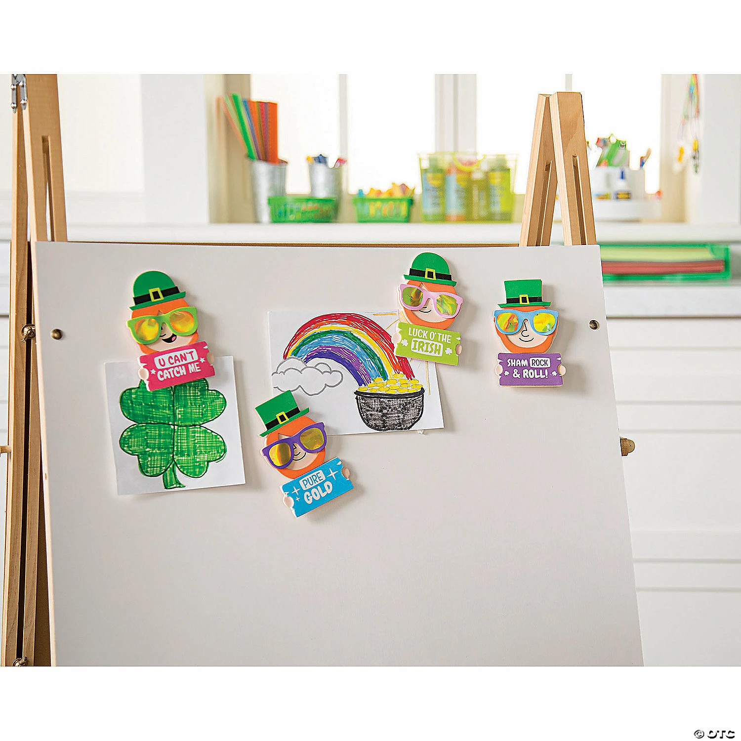 Promo ⭐ St. Patrick’s Day Cool Leprechaun Magnet Craft Kit - Makes 12 👍 6 Promo ⭐ St. Patrick’s Day Cool Leprechaun Magnet Craft Kit - Makes 12 👍 - Image 4