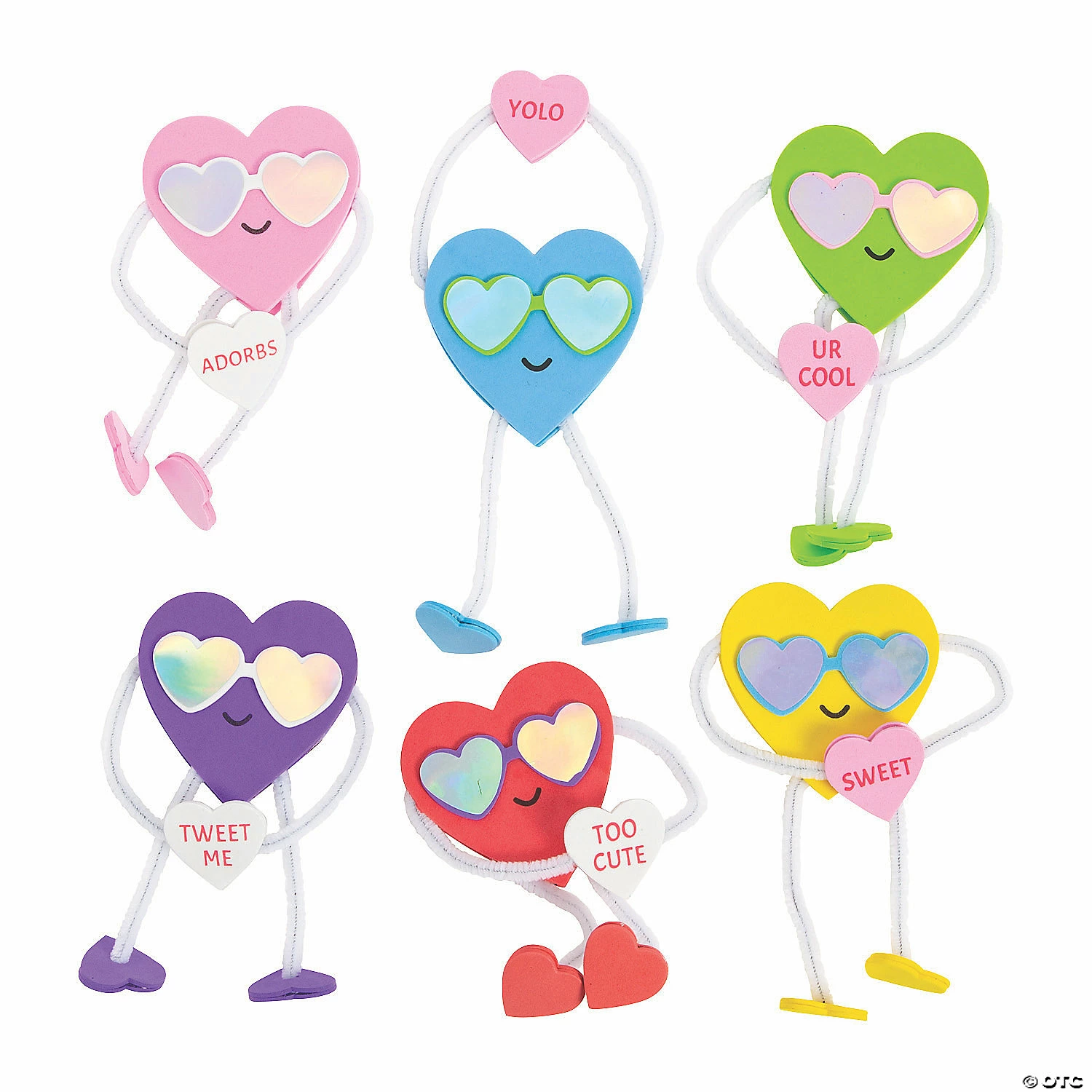 Wholesale ⭐ Stand-Up Valentine Hearts Craft Kit - Makes 12 🛒 3 Wholesale ⭐ Stand-Up Valentine Hearts Craft Kit - Makes 12 🛒