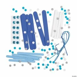 Promo ✔️ Star of David Craft Stick Mobile Craft Kit - Makes 12 🧨 -Boredom Busters Shop star of david craft stick mobile craft kit makes 1213911786 a01