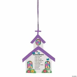 Budget π Ten Commandments for Kids Sign Craft Kit- Makes 12 π