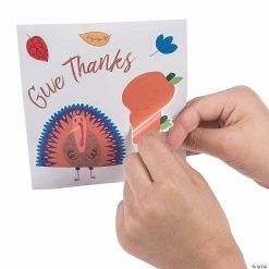 Wholesale ❤️ Thanksgiving Sticker Tabletop Craft Kit - Makes 12 ❤️ -Boredom Busters Shop thanksgiving sticker tabletop craft kit makes 1213910624 a02