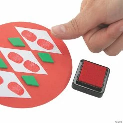 Cheap 🛒 Thumbprint 🎄 Christmas Ornament Craft Kit - Makes 12 ⌛ -Boredom Busters Shop thumbprint christmas ornament craft kit makes 1213957409 a02