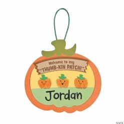 Best Pirce 🎉 Thumbprint Pumpkin Patch Craft Kit - Makes 12 ⭐
