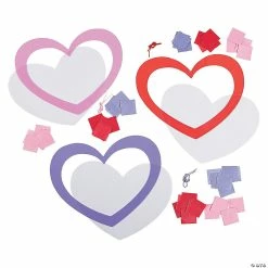 Cheapest 🌟 Tissue Paper Heart Craft Kit- Makes 12 😀 -Boredom Busters Shop tissue paper heart craft kit makes 1248 4292 a01