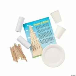 Promo 🔔 Tower of Babel Craft Kit - 12 Pc. ⌛ -Boredom Busters Shop tower of babel craft kit 12 pc 13949776 a01