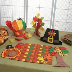 Wholesale 🎉 Turkey Coaster Craft Kit - Makes 12 🌟 -Boredom Busters Shop turkey coaster craft kit makes 1248 5362b a02