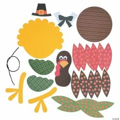 Best Sale 👏 Turkey Craft Kit - Makes 12 ✨ -Boredom Busters Shop turkey craft kit makes 1248 7079 a01