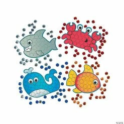 Budget 😉 Under the Sea Jewel Mosaic Craft Kit - Makes 12 🔥 -Boredom Busters Shop under the sea jewel mosaic craft kit makes 1213767715 a01