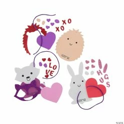 Cheap 😍 Valentine Animal Ornament Craft Kit - Makes 12 👏 -Boredom Busters Shop valentine animal ornament craft kit makes 1213962597 a01