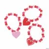 Deals 🌟 Valentine Charm Beaded Bracelet Craft Kit - Makes 12 ⌛ -Boredom Busters Shop valentine charm beaded bracelet craft kit makes 1213945199
