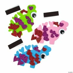 Brand new 👍 Valentine Dinosaur Magnet Craft Kit - Makes 12 ✨ -Boredom Busters Shop valentine dinosaur magnet craft kit makes 1213962609 a01