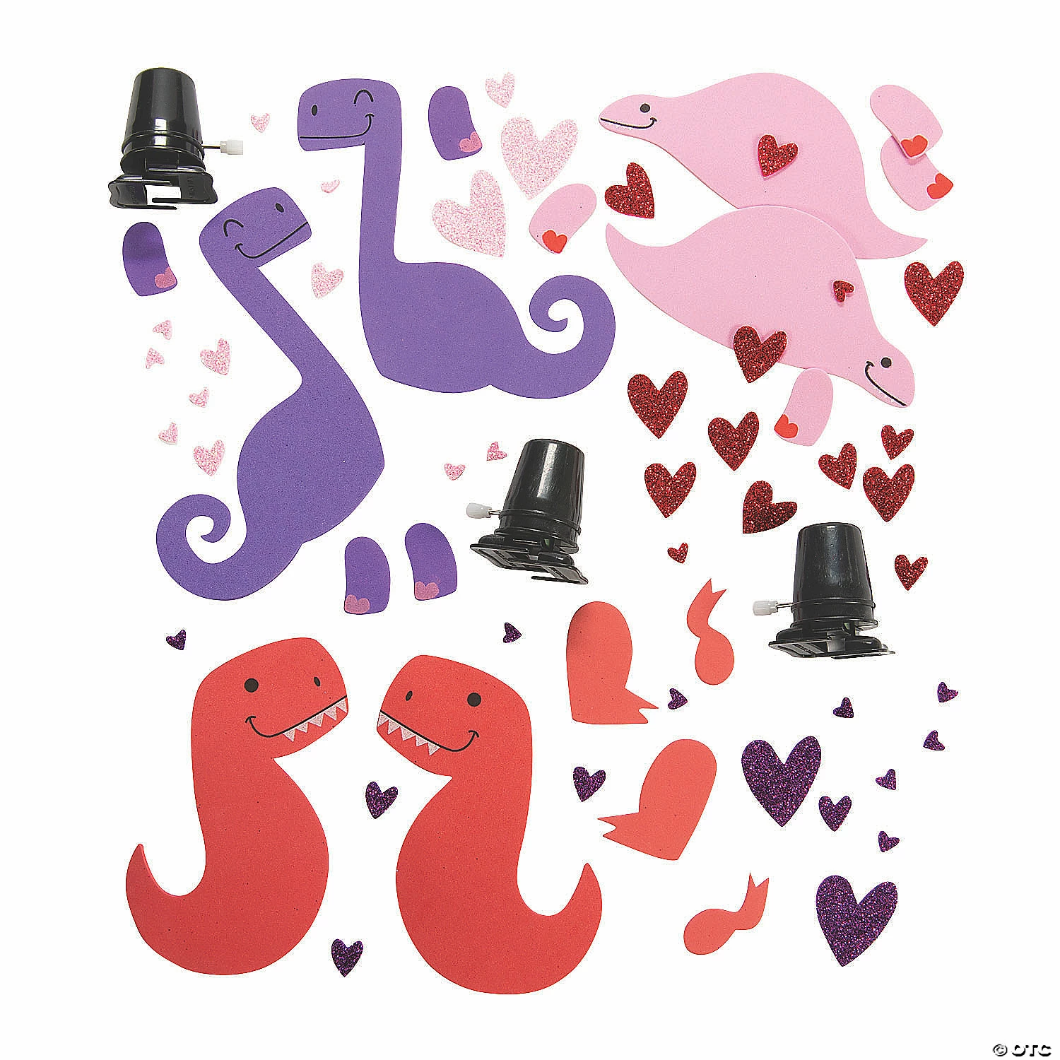 Discount ๐ฅฐ Valentine Dinosaur Wind-Up Toy Craft Kit - Makes 12 ๐ 4 Discount ๐ฅฐ Valentine Dinosaur Wind-Up Toy Craft Kit - Makes 12 ๐ - Image 2