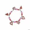 Cheap ⭐ Valentine Heart Charm Bracelet Craft Kit - Makes 12 🔔 -Boredom Busters Shop valentine heart charm bracelet craft kit makes 1248 4866a