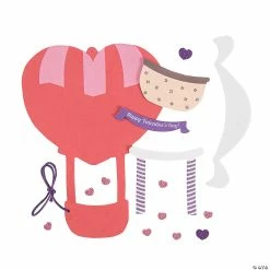 Cheapest 🧨 Valentine Hot Air Balloon Picture Frame Craft Kit - Makes 12 ⌛ -Boredom Busters Shop valentine hot air balloon picture frame craft kit makes 1213933796 a01